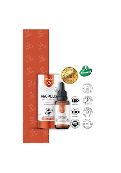Erbatab Propolis Suda Çözünebilir Damla 30 Ml 600 Damla