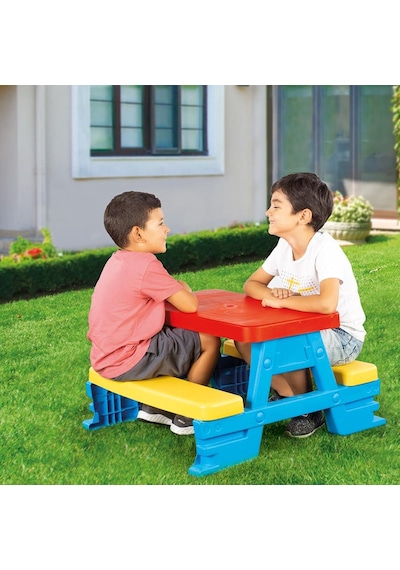 Edutoys Piknik Masası 71x77x43 CM Çok Renkli