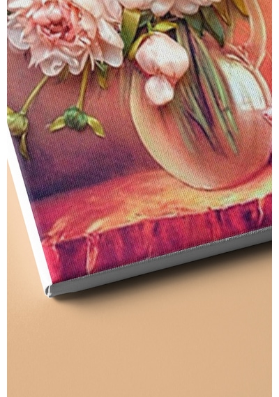Webstyle Bir Demet Sakayık Renkli Sayılarla Boyama Seti Kasnaklı 40x50 Cm