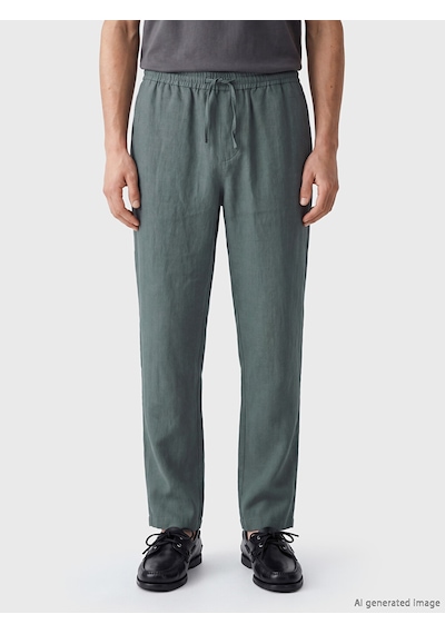Lcw Vision Yeşil Regular Fit %100 Keten Erkek Pantolon Lcw Vision Yeşil Regular Fit %100 Keten Erkek Pantolon