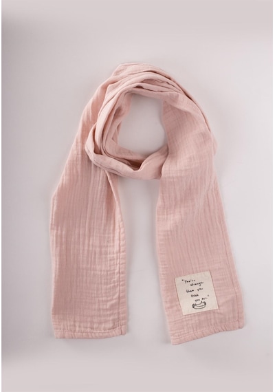 Cigit Çocuk Fular 25x140 Cm Pudra Pembe