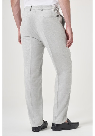 İmza Gri Yan Cep Comfort Fit Pamuklu Chino Pantolon 1003260167