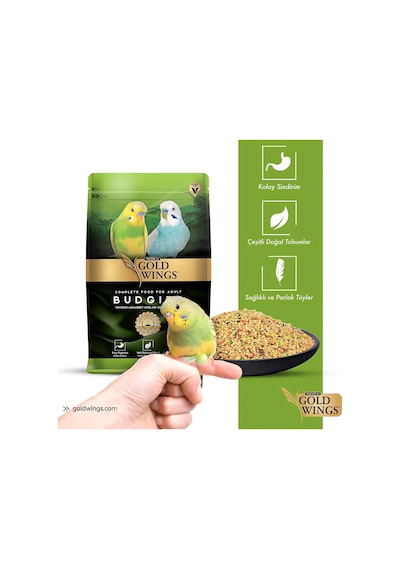 Gold Wings Premium Muhabbet Yemi, 1 Kg 0.75 LT - 2.5 LT - 12 KG