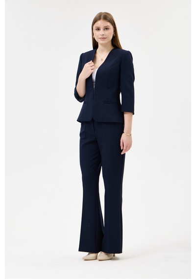 Velnara Moda Lacivert Zamansız Klasik Kadın Takım Elbise-v Yaka Ceket & İspanyol Paça Pantolon Lacivert - 927041557 Lacivert Velnara Moda Lacivert Zamansız Klasik Kadın Takım Elbise-v Yaka Ceket & İspanyol Paça Pantolon Lacivert - 927041557 Lacivert