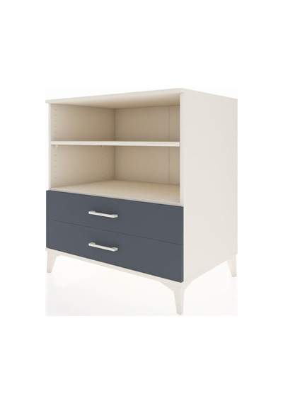 Kronos Şifonyer 2 Raflı 2 Çekmeceli 88x59x96 Aytaşı-antrasit Aytaşı