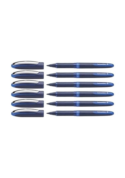 Schneider Pen Schneider One Business 0,6 Mm Roller Imza Kalemi Mavi 6 Adet