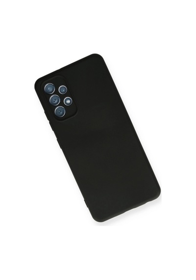 Samsung Galaxy A32 Kılıf Nano İçi Kadife Silikon - Siyah Çok Renkli
