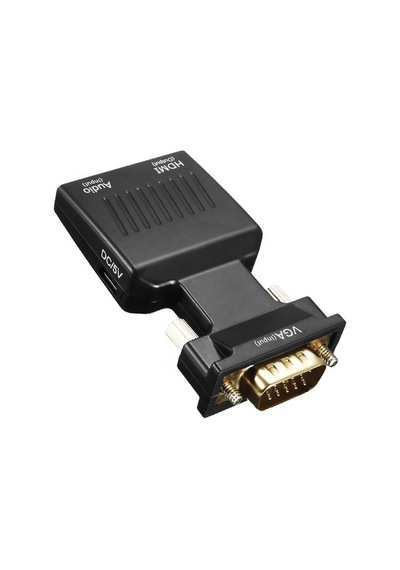 Lunatic 0145 Vga To Hdmi Çevirici Dönüştürücü Laptop Tv Monitör Adaptör Kablosu Vga Çıkışını Hdtv'ye Dönüştürmenizi Sağlar.