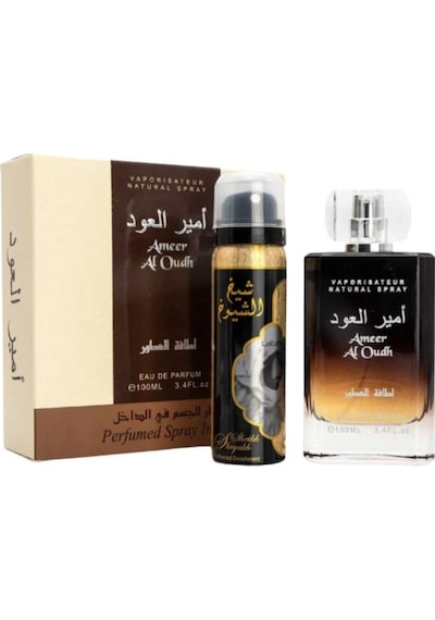 Lattafa Ameer Al Oudh Edp 100 Ml+parfumed Spray 50 Ml Unisex Parfüm Seti Oryantal