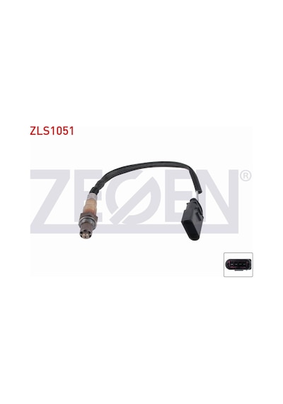 Volkswagen Polo 1.4i Blm 2001-2012 Lambda Oksijen Sensörü 350 Mm 06a906262as