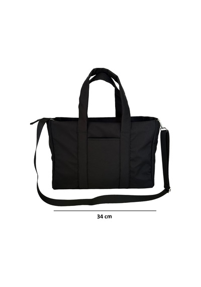 Tuttobene Idıly Siyah Tote Bag Omuz Çantası Laptop Kitap Evrak Taşınabilir Tb005