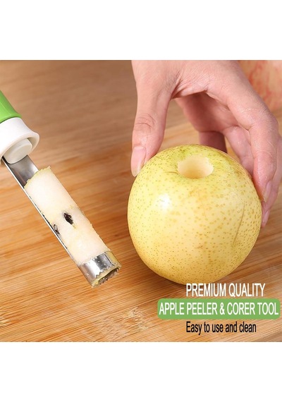 Küçük Elma Oyma Aleti Paslanmaz Çelik Mutfak Çekirdeği Temizleme Aracı Cupcake Corer Apple Soyucu Özlü Elma, Ar