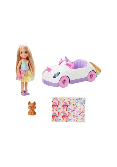 Barbie Chelsea Bebek Ve Arabası Gxt41