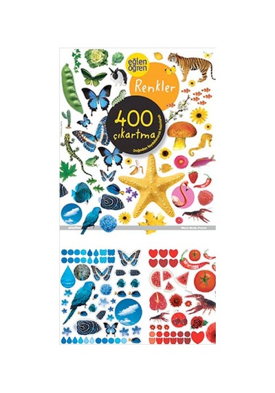Eğlen Öğren Renkler 400 Çıkartma- Dstil Tasarım