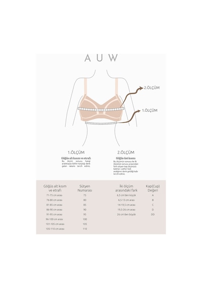 Auw Ava Mikro Balensiz Toparlayıcı Sütyen Easyshape Siyah