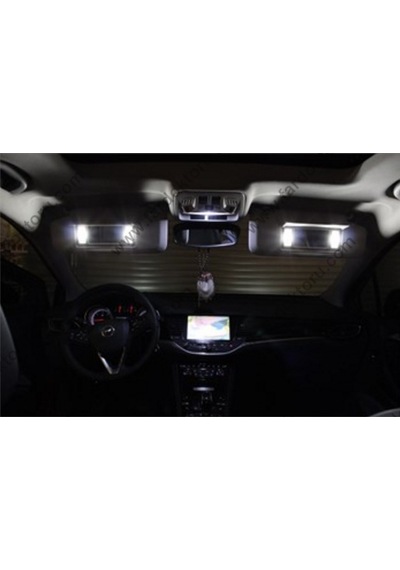 Fardoktoru Opel Astra J Beyaz Led Iç Aydinlatma Ampul Seti