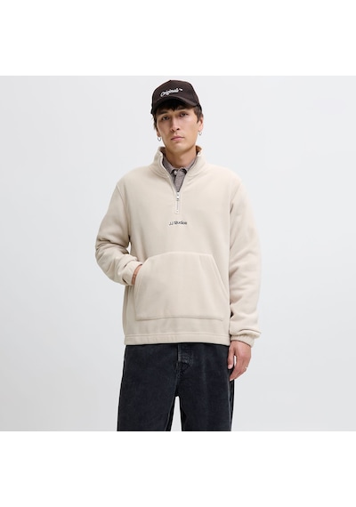 Jack & Jones Soho Erkek Krem Sweatshirt 12279680-mbm Krem