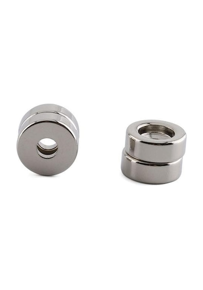 Ø15x5x5 mm - Delikli Güçlü Neodyum Mıknatıs (5 Adet Set)