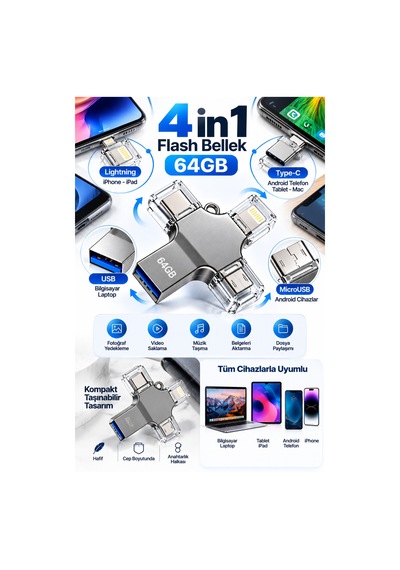 64 Gb Flash Bellek - Lisinya