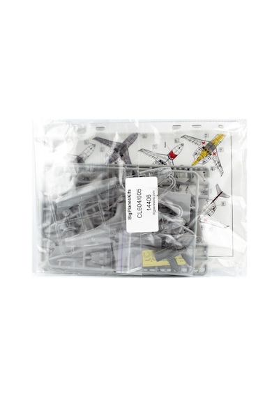 Big Planes Kits 14406 1/144 Ölçek, Canadair Challenger Cl604/605 Yolcu Uçağı, Plastik Model Kiti-55939