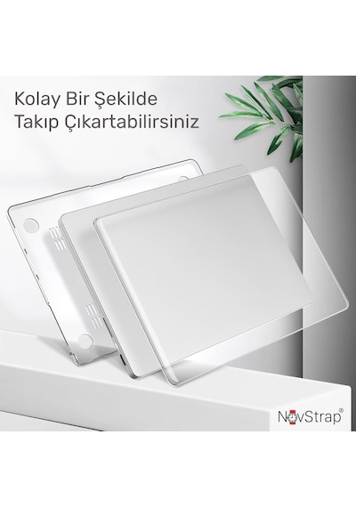 Novstrap Apple Uyumlu MacBook Pro 14 İnç M5 Çip A3434 İle Kılıf Sert Parlak Koruma Kapağı Şeffaf Karışık Çok Renkli