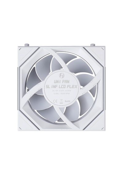 Lian Li Unı Fan Sl Inf Lcd Flex 1x120mm Beyaz Kasa Fanı Azaz0llı0151