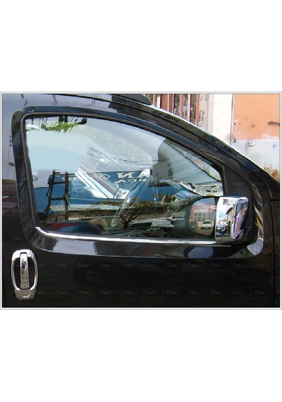 Fiat Fiorino Krom Cam Çıtası 2 Prç. 2008 ve Üzeri Paslanmaz Çe...