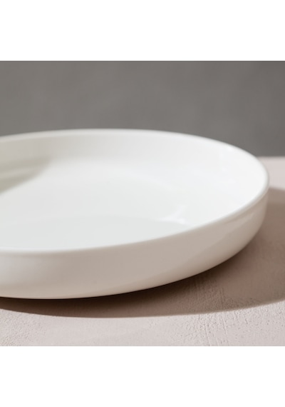 Mudo Home Ephesus Whıte Çukur Tabak 22cm Beyaz