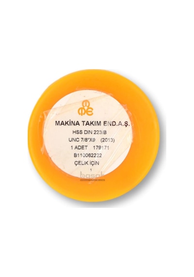 Mte Unc 7/8 Pafta Normal Vidalı Hss Dın 223/b