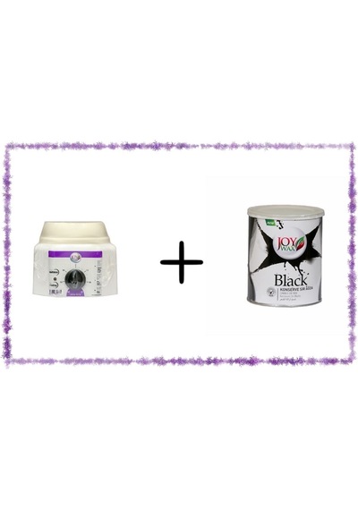Joy wax Isıtıcı Kazan + Konserve Ağda Black