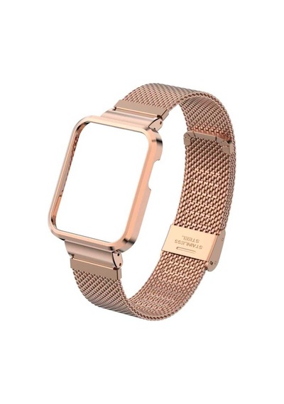 Xiaomi Redmi Watch Mi Watch Lite Uyumlu Krd-59 Metal Kordon Casey Mobile Gold