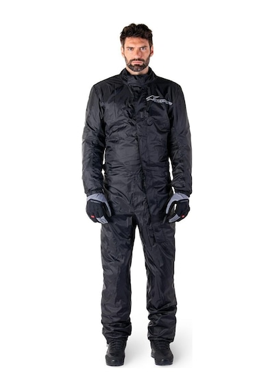 Alpinestars Hurricane Rain V2 Yağmurluk Tulum Siyah