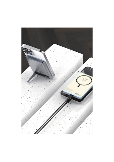 Fulltech Fp49 5000 Mah Magsafe Uyumlu Kablosuz Powerbank Mavi 15w Hızlı Şarjlı Taşınabilir Şarj Ciha