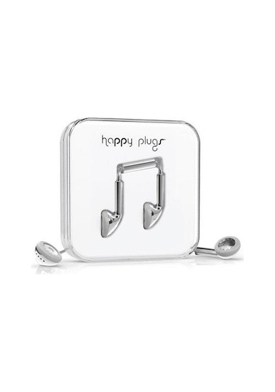 Happy Plugs Kulak içi Kulaklık Parlak Gümüş 7735