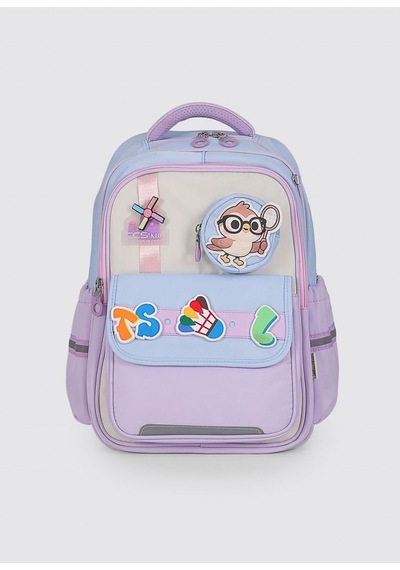 Ççs Kids Premium Okul Çanta Seti 3'lü İlkokul Ortaokul Sırt Çantası Termal Beslenme Çantası Kalemlik Mor 51979