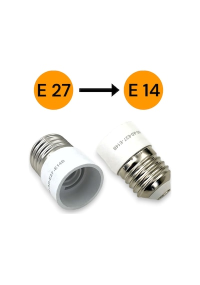 E27 'den E14 'e Dönüştürücü Duy - Pratik Ve Güvenli Çözüm E27 To E14 Duy Dönüştürücü