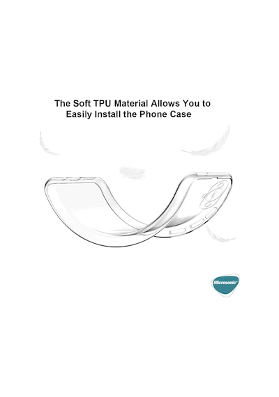 Microsonic Huawei Nova 12s Kılıf Transparent Soft Şeffaf -