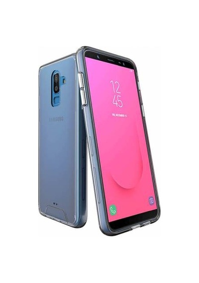 Zore Galaxy J8 2018 İle Uyumlu Gard Silikon Kılıf Şeffaf 1.3mm Şeffaf