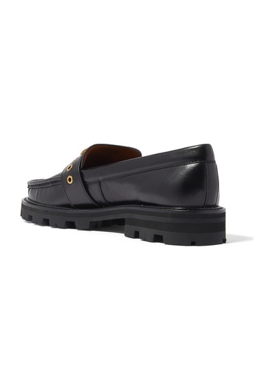 Kurt Geiger Mayfair Deri Loafer Ayakkabılar Siyah