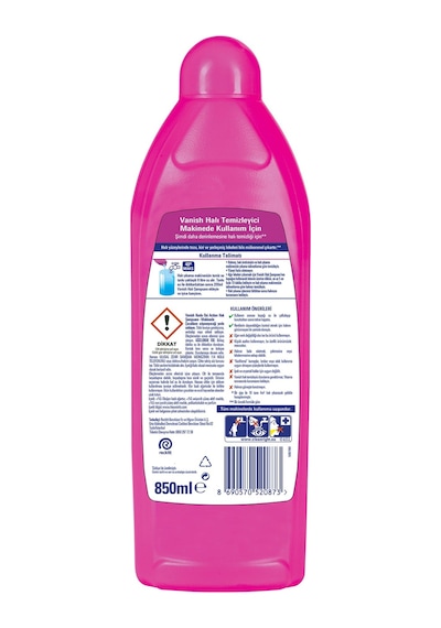 Vanish Halı Şampuanı Makinede 850 ml