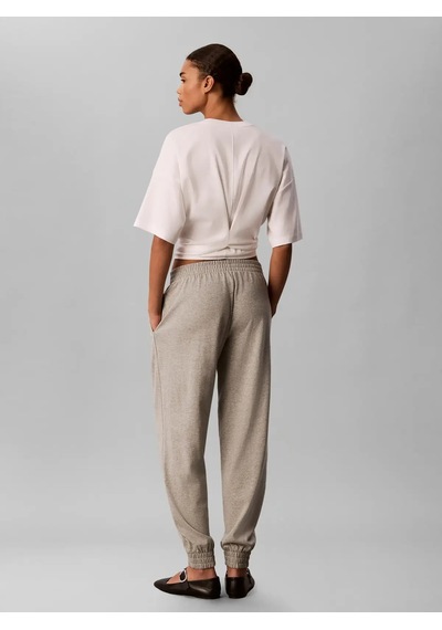 Calvin Klein Heavy Jersey Jogger-, P7a Bej Kadın Eşofman Altı Gri