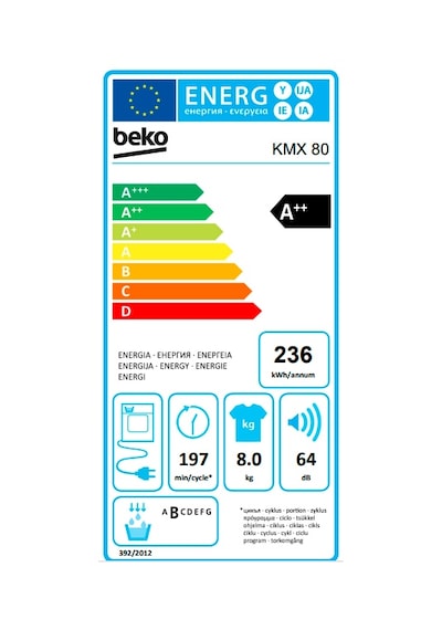 Beko KMX 80 8 KG Isı Pompalı Çamaşır Kurutma Makinesi