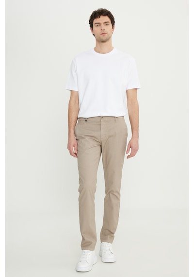 AC&Co / Altınyıldız Classics Erkek Bej Pamuklu Slim Fit Dar Kesim Yan Cepli Armürlü Esnek Casual Pantolon Bej AC&Co / Altınyıldız Classics Erkek Bej Pamuklu Slim Fit Dar Kesim Yan Cepli Armürlü Esnek Casual Pantolon Bej