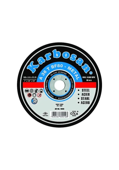 Karbosan Nk Metal Kesici 180*3.0*22 A 36