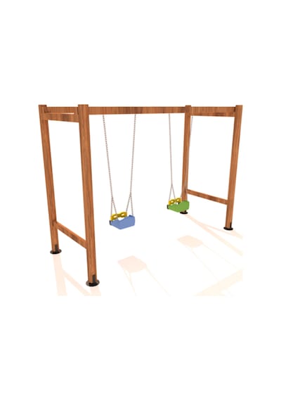 Ahşap Salıncak Asl02, Park Salıncağı 2'li Model-385