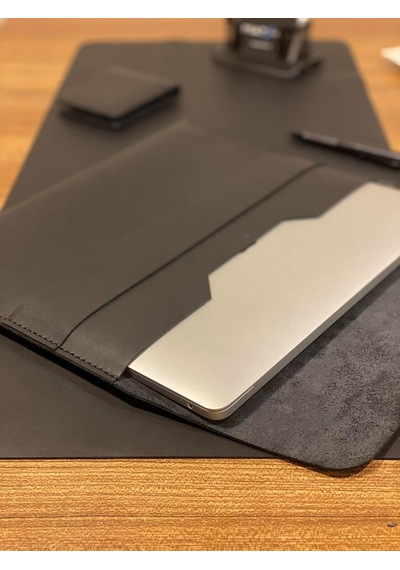 Macbook Air/pro Çanta 13 Inç M1 Ve M2 Uyumlu Hakiki Deri Taşıma Kılıfı Belirtilmemiş