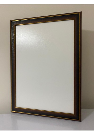 35x50 Ceviz Gold Çerçeve Ev Dekorasyonları Ve Özel Çizimler İçin