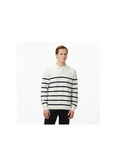 Nautica Erkek Krem Regular Fit Kazak Çizgili S57231t Krem