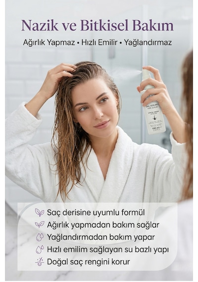 Pureical Bitkisel Saç Serumu 100 ML