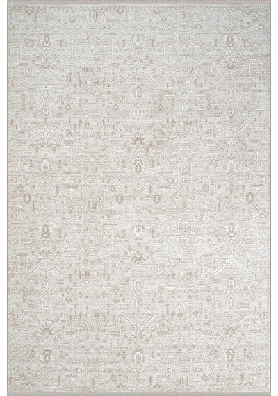 Romans Vizyon 3511 Bej Vintage Desenli Akrilik Salon Halısı
